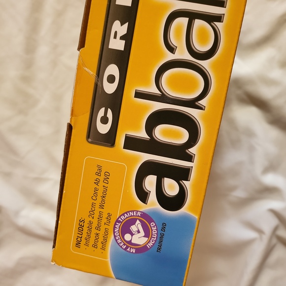 Go Fit core abball with dvd and inflatable ball training fitness new - Picture 2 of 6